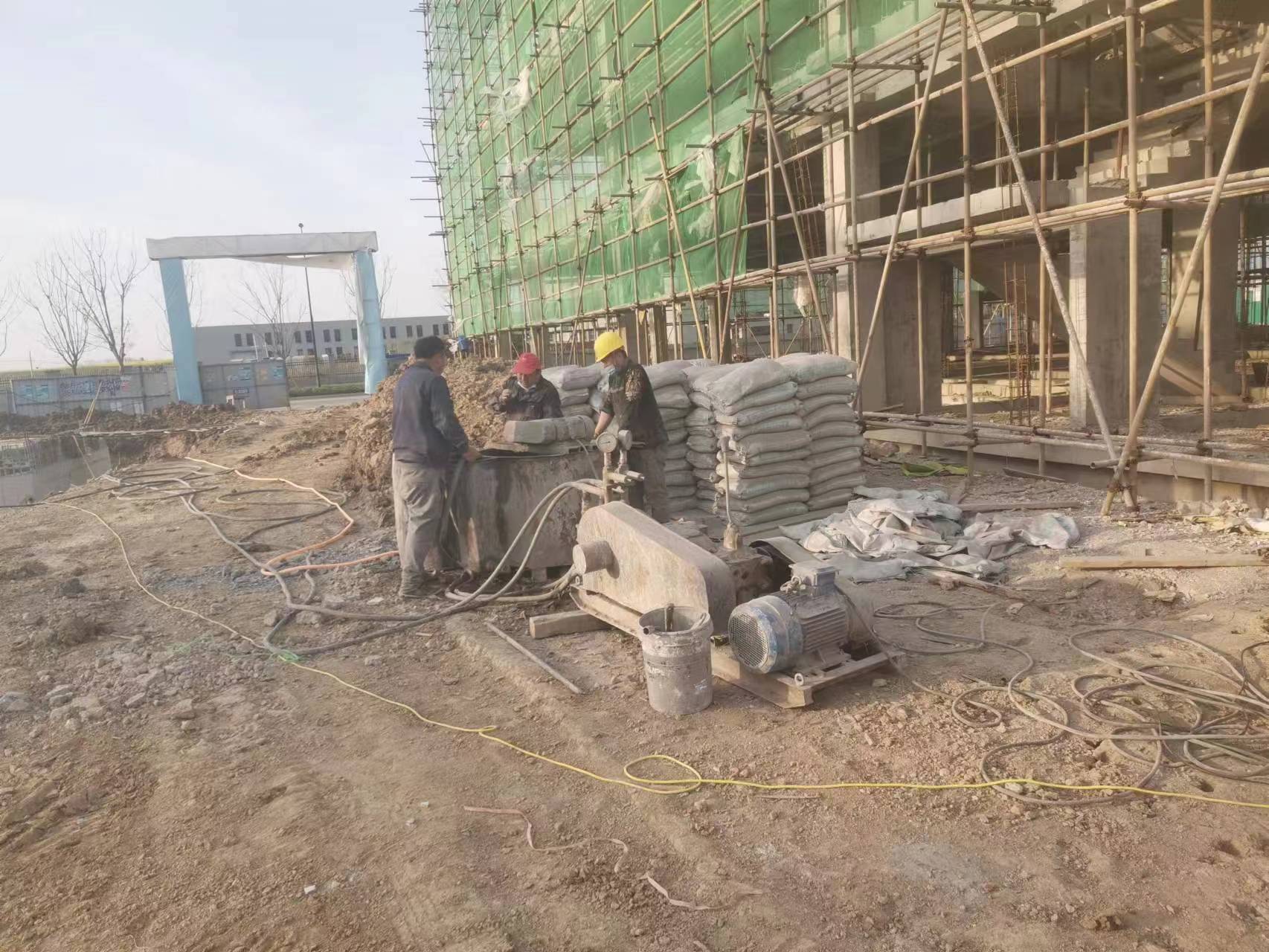 东兰别墅下沉注浆